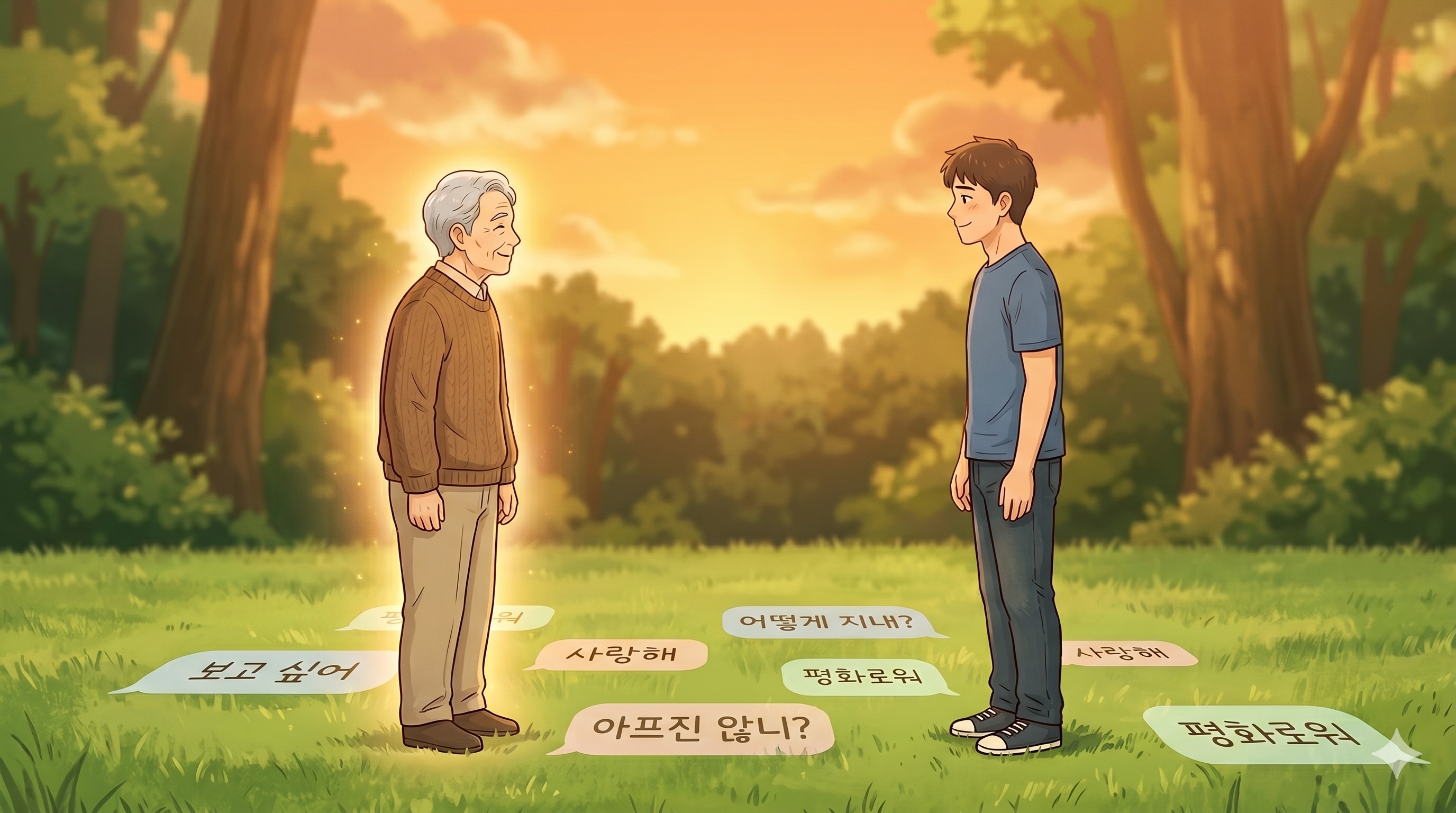 그리운 사람과의 대화